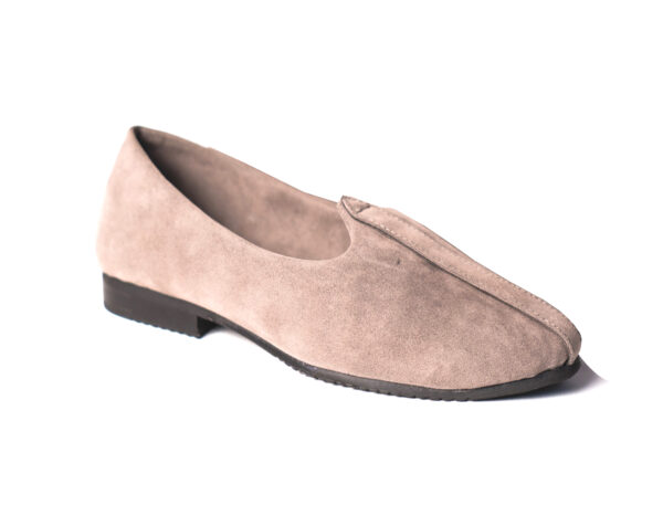 Wolven Handmade Men's Real Suede Leather Jutti with Black Rubber Sole (Copy)