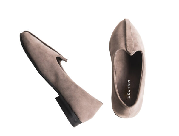 Wolven Handmade Men's Real Suede Leather Jutti with Black Rubber Sole (Copy) - Image 3
