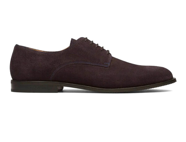 Wolven Handcrafted Men's Doriano Suede Brown Leather lace-up with Rubber Sole - Image 5